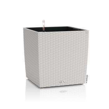 Pot Cube Cottage : 40cm gris clair