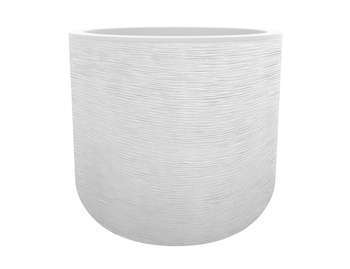 Pot GraphitUp rond en polypropylène blanc  D. 48