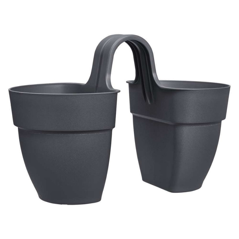 Jardinière Vibia Campana Flower 21 cm anthracite -