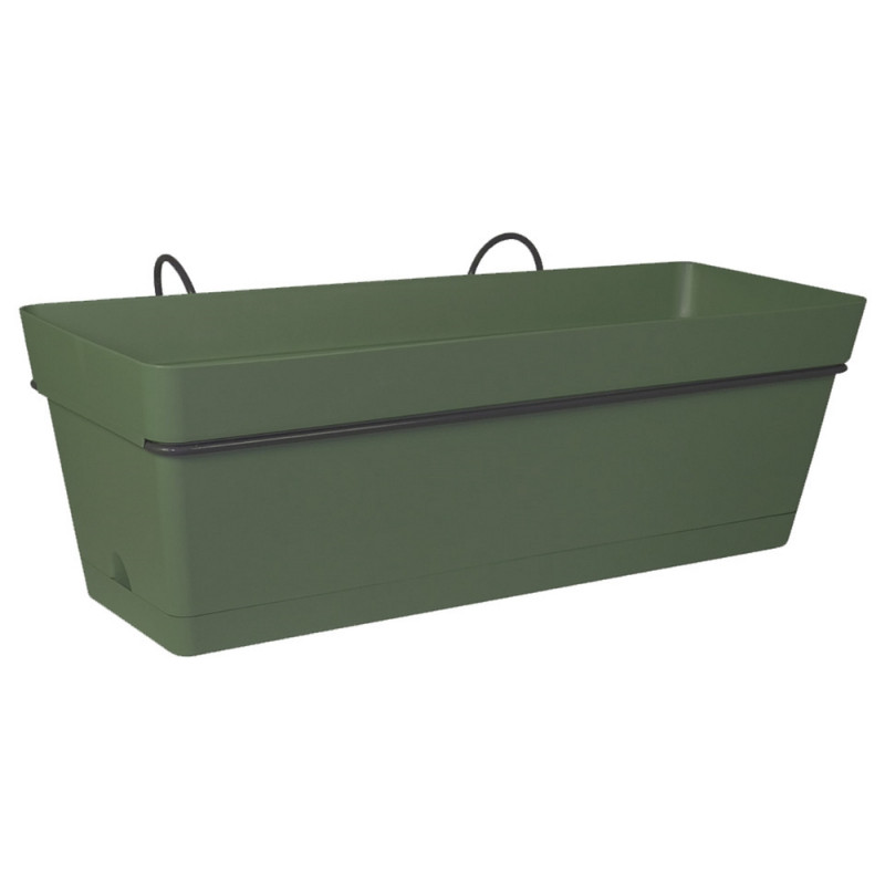 Kit jardinière Cocoripot Jade 50 avec plateau clip