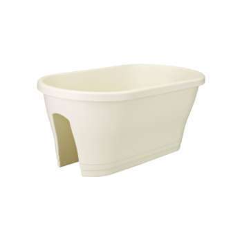 Jardinière Corsica Flower Bridge: blanc L58cm