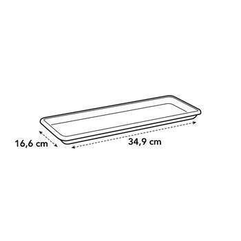 Soucoupe pour balconnière Barcelona L. 40 cm anthr