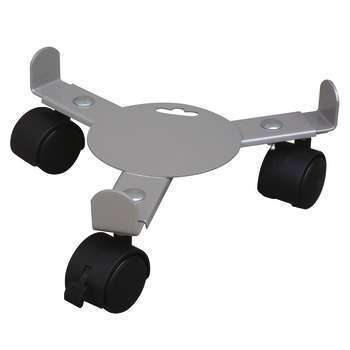 Support poterie extensible avec 3 roulettes, en mé