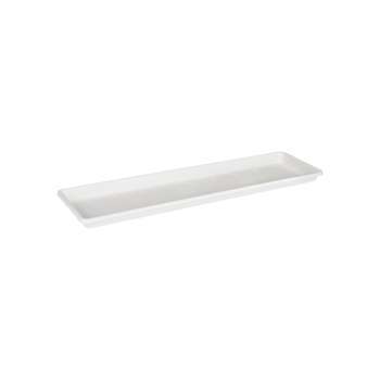 Soucoupe balconnière XL : L.80cm, blanc