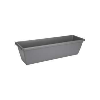 Jardinière barcelona xl en plastique gris anthraci