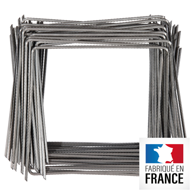 100 AGRAFES BISEAUTES 20X20X20