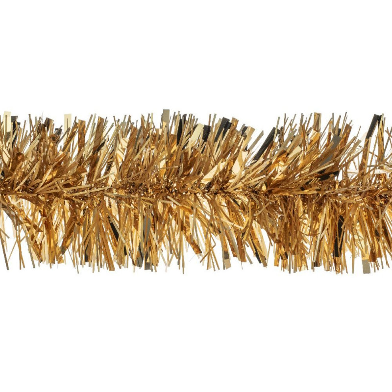 Guirlande de Noël, coloris or/satin - L. 2m