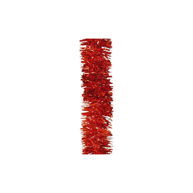 Guirlande scintillante à facette, coloris rouge -