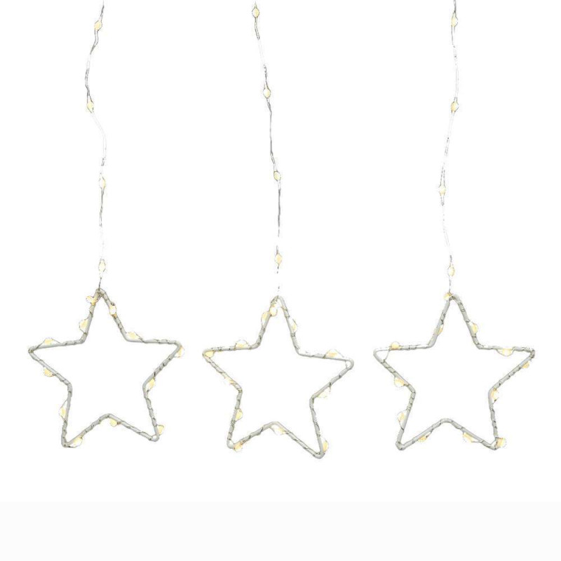 Décoration de Noël Chute 459 micro LED blanches 1.