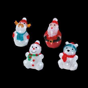 Décoration lumineuse acrylique 16 cm