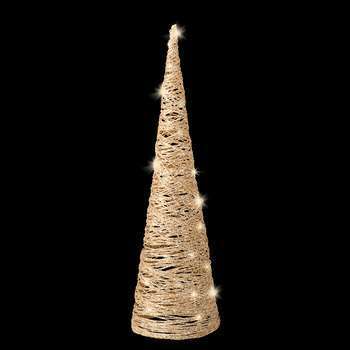 Pyramide lumineuse LED : d.15,5xh.58cm