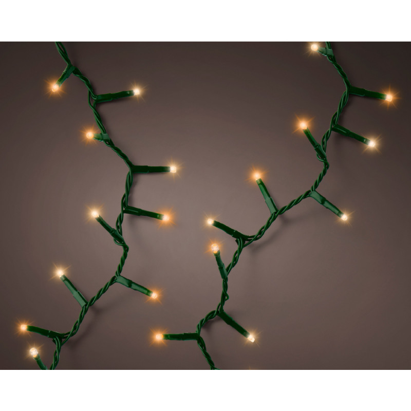 Guirlande lumineuse Compacte verte 1000 LED - Blan