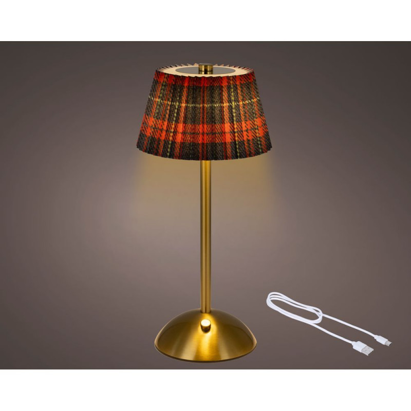 Lampe de table rechargeable, LED blanc chaud/froid