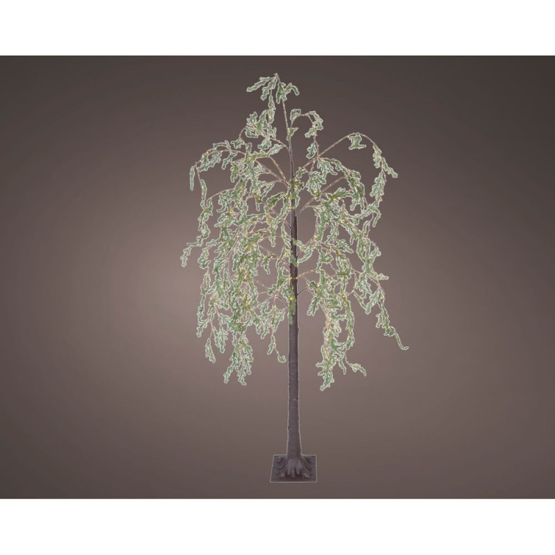 Arbre lumineux 'Saule', micro LED blanc classique