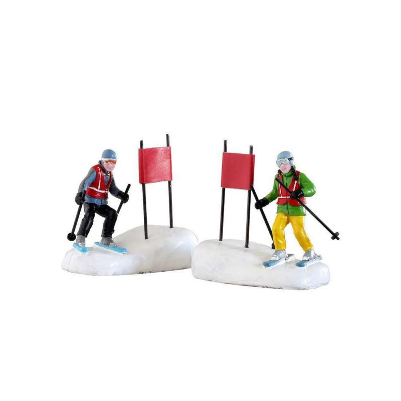 Les étoiles du Slalom, scène miniature de village