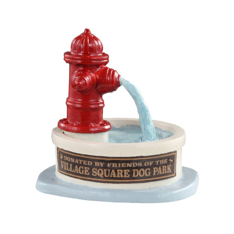 Figurine de Noël : Fontaine à eau de rue pour parc