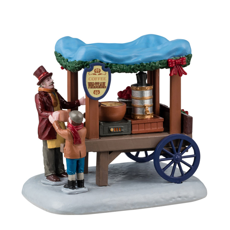 Figurine de Noël : Marchand de café de rue à Caddi