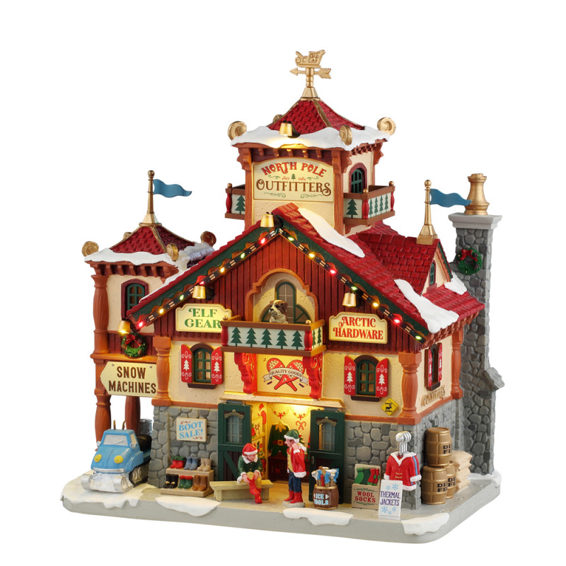 Scène de Noël : Centre commercial du pôle Nord - H