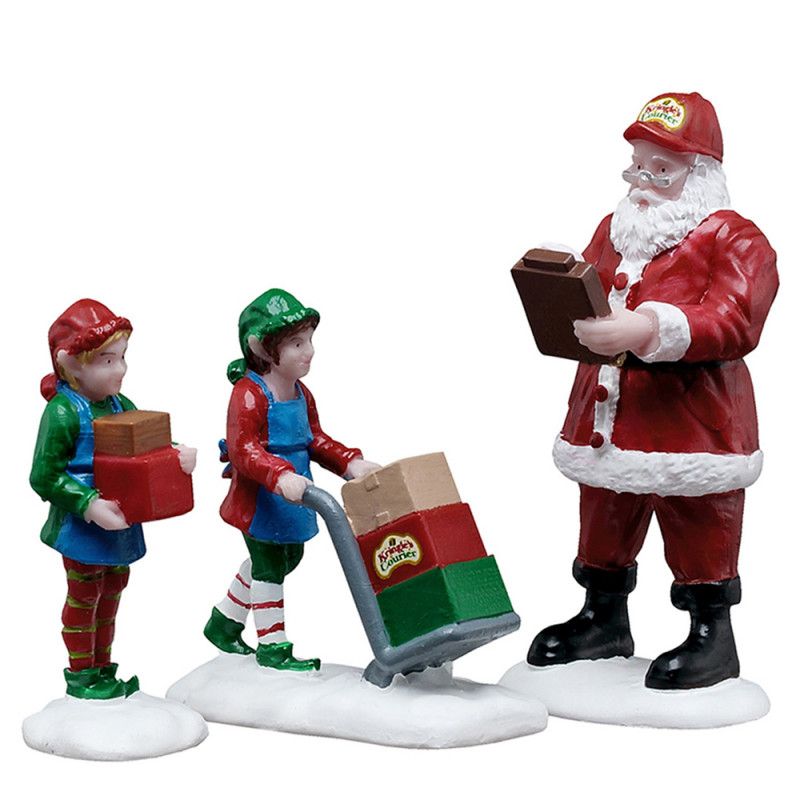 Figurines en résine, Santas wonderland, prêt à l'e