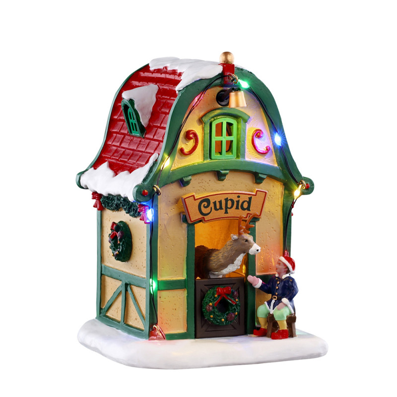 Scène animée, résine, Santas wonderland : le coin