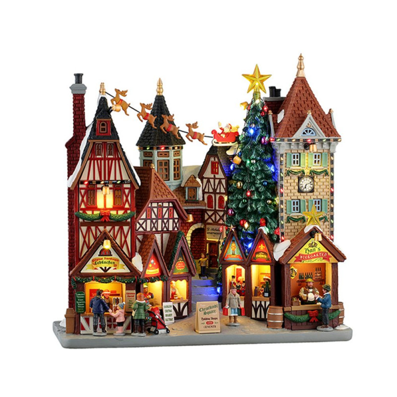Scène lumineuse de Noël 'Place Christkindl' - H. 2