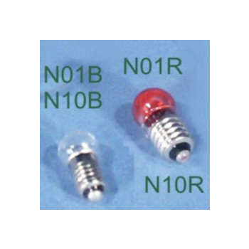 Ampoule 3,5 v - Ø7 - Blan/Rou assortis