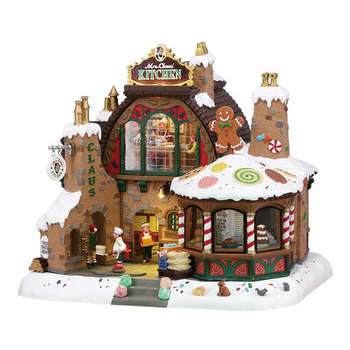 Cuisine Mère Noël illuminé Mrs. Claus' Kitchen + a