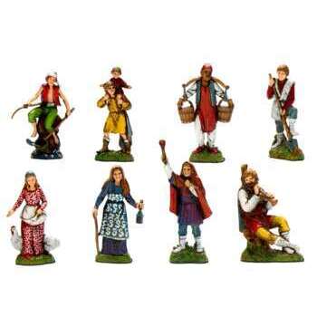 Figurine pour village de Noël : Berger - 10cm
