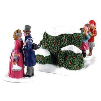 Scène patineurs amoureux H.7,10cm