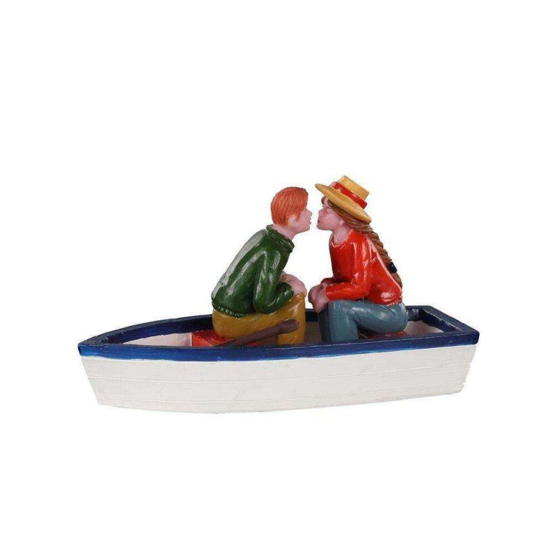 Figurine de Noël : Romance sur l'eau H. 4,80cm