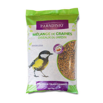 Mélange de graines pour oiseaux du jardin - 20 kg