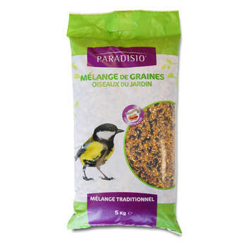 Mélange de graines pour oiseaux du jardin - 5 kg